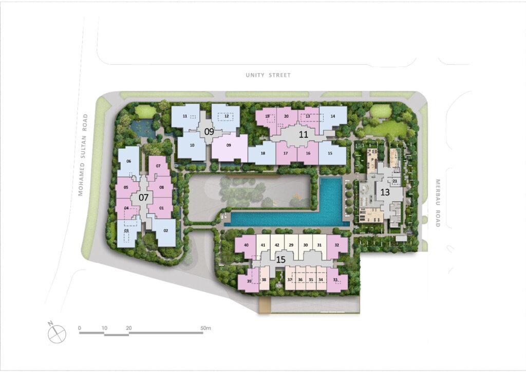 The Robertson Opus layout plan
