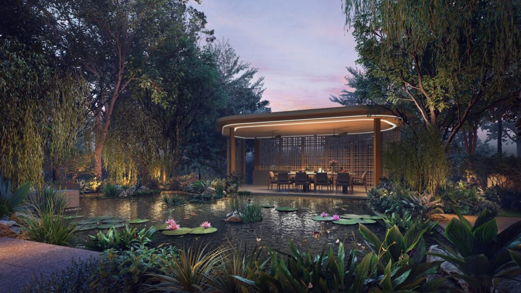 The Robertson Opus lotus pond